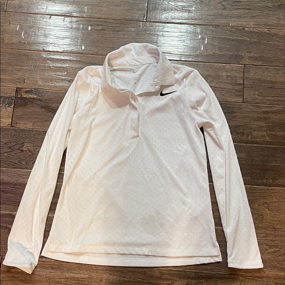 Nike Women's White Button Down Shirt